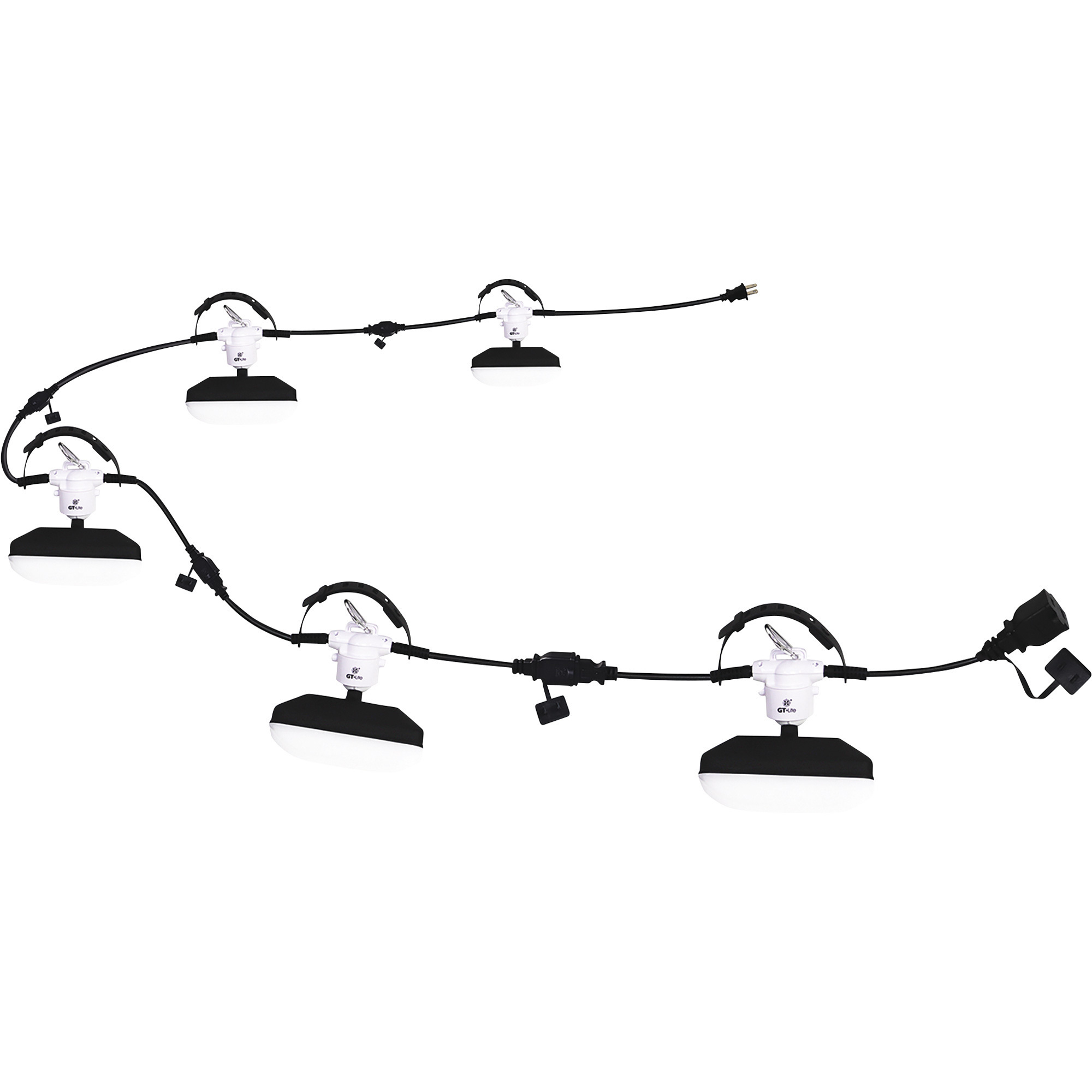 GT-Lite Linkable LED String Light Set, 7500 Lumens, 50ft.L, Model# GT-421CP